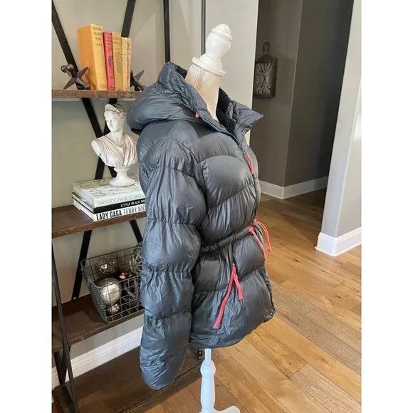 Hunter Original A Line Puffer Jacket Blue Womens Size Medium