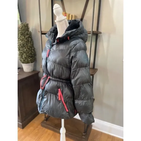 Hunter Original A Line Puffer Jacket Blue Womens Size Medium