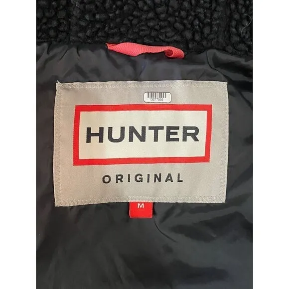 Hunter Original A Line Puffer Jacket Blue Womens Size Medium