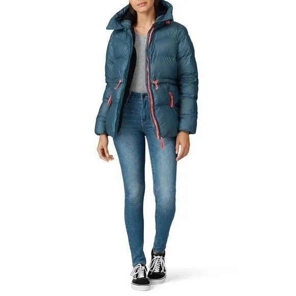 Hunter Original A Line Puffer Jacket Blue Womens Size Medium