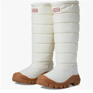 Hunter Original Intrepid White Tall Rain Boots - Size 9