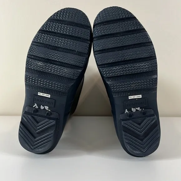 Hunter Original Waterproof Rain Winter Boots Dark Blue Kids Unisex