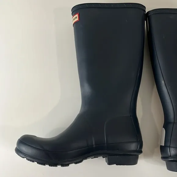 Hunter Original Waterproof Rain Winter Boots Dark Blue Kids Unisex