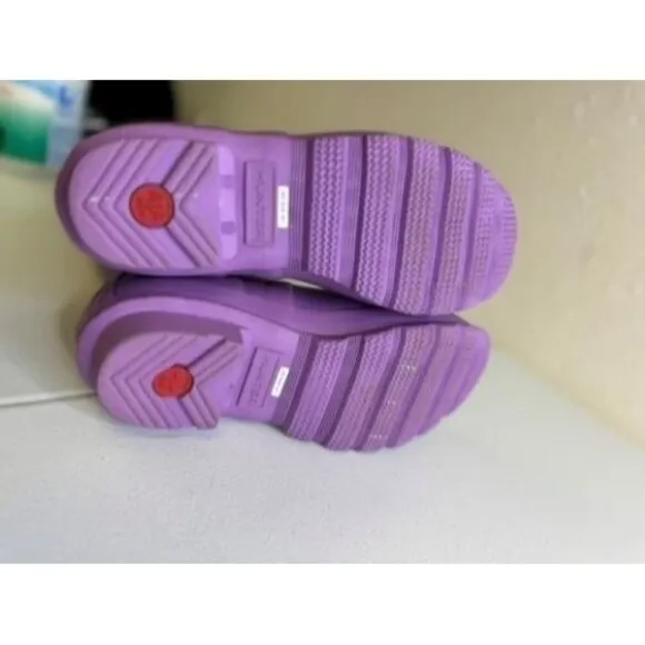 Hunter Rain Boots Purple Tall Pull On Waterproof Outdoor Size 7