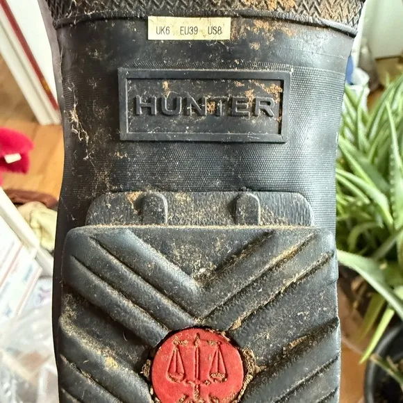 Hunter Women's Sz 8 Original Short Space Camo Galaxy Rain Boots Insulated