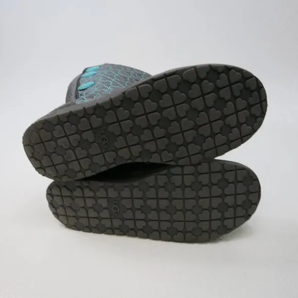 I Heart Puffy Tall Fully Insulated Winter Warm Boots Kids 6