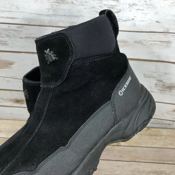 Icebug Metro BUGrip Boots Mens Size 12 Outdoors Hiking Winter STUDDED Black