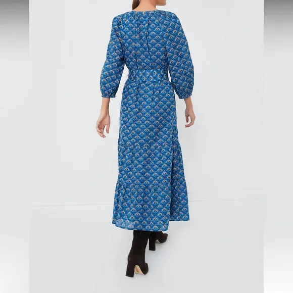 Indigo Peacock Lyles Dress