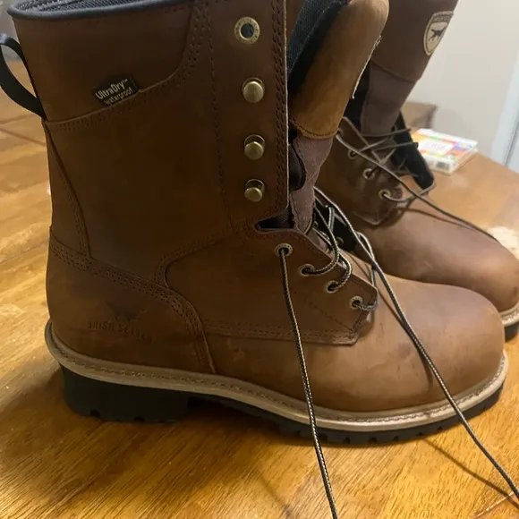 Irish Setter Brown Boots Full-Grain Leather Lace-Up