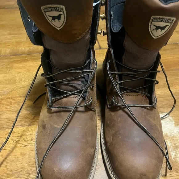 Irish Setter Brown Boots Full-Grain Leather Lace-Up