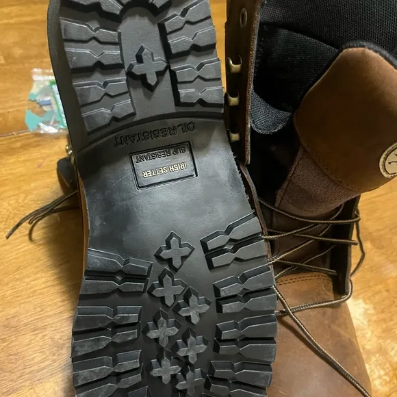 Irish Setter Brown Boots Full-Grain Leather Lace-Up