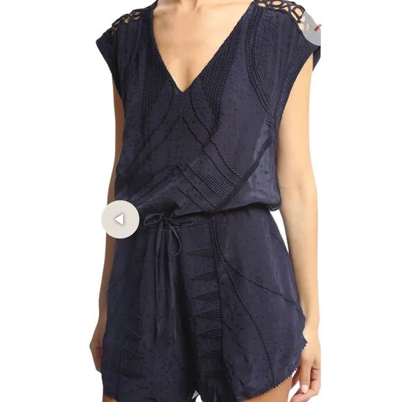 IRO AUSTIN ROMPER - NAVY NWT Size 40/ US 8