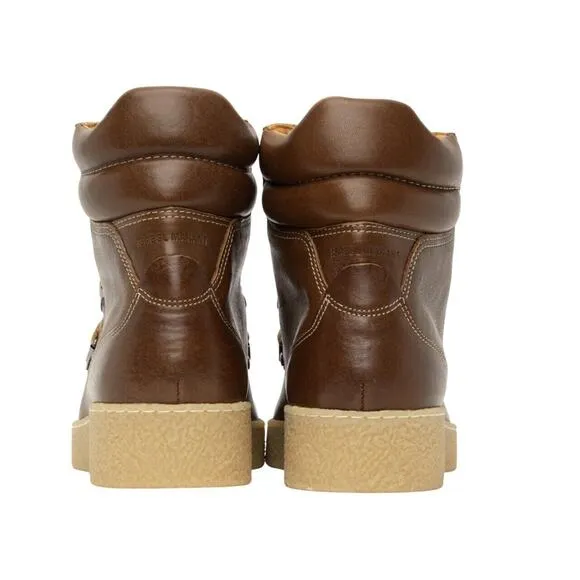 Isabel Marant Alpica Leather Boots Wedge Winter Outdoors Hiking Shearling 39