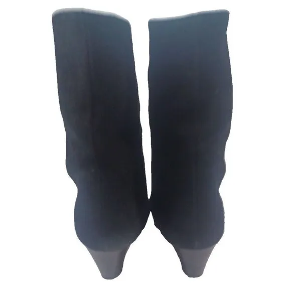 Isabel Marant Etoile Suede Ankle Boots EU 41 Black Rouxa