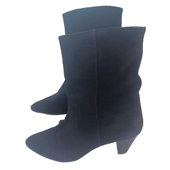 Isabel Marant Etoile Suede Ankle Boots EU 41 Black Rouxa