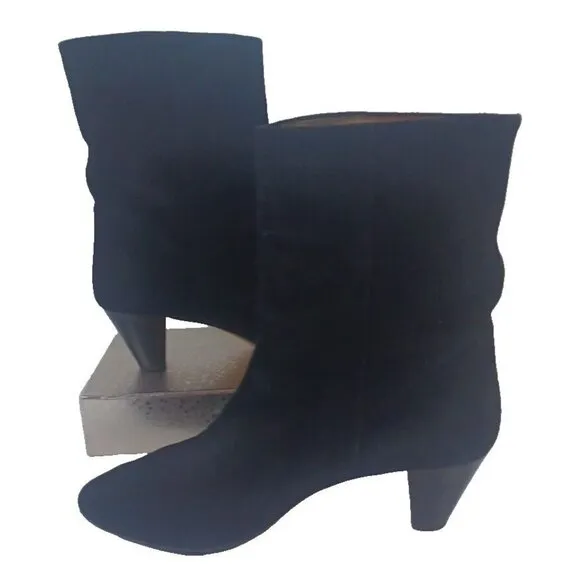 Isabel Marant Etoile Suede Ankle Boots EU 41 Black Rouxa