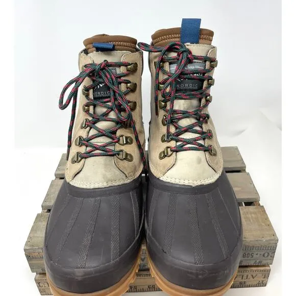 J. Crew Men's Nordic High Insulated Boots In Tan Size 12 New