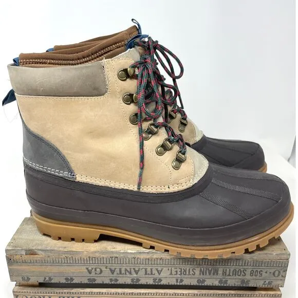 J. Crew Men's Nordic High Insulated Boots In Tan Size 12 New