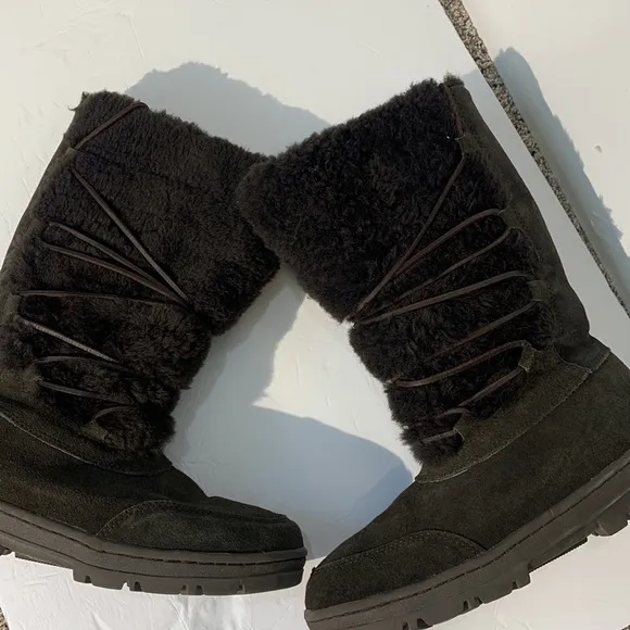 J crew winter boots size 8brown