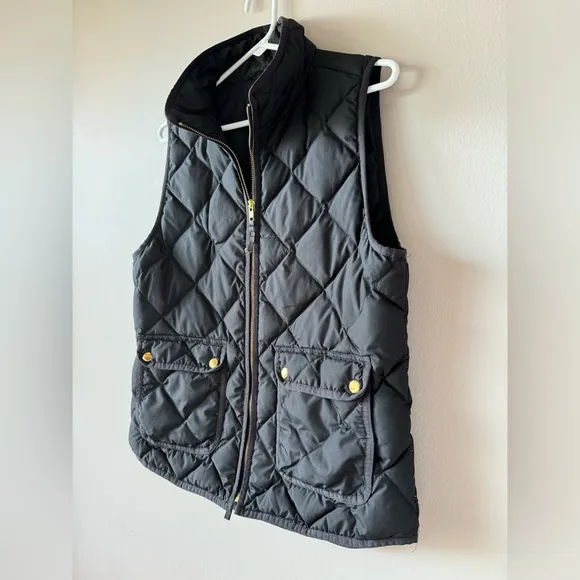 J Crew‎ Women’s Quilted Lightweight Puffer Vest Size Medium