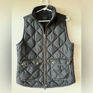 J Crew‎ Women’s Quilted Lightweight Puffer Vest Size Medium