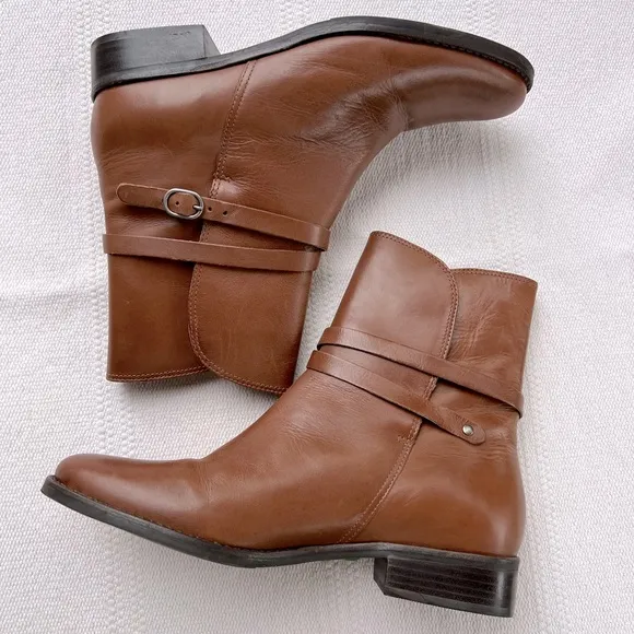 J. Jill Brown Women Leather Boots Size 10