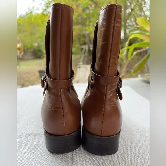 J. Jill Brown Women Leather Boots Size 10