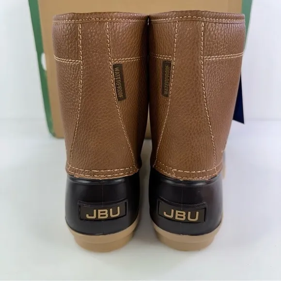 JBU Men's Maine Waterproof Duck Boot  Tan / Brown Shoes