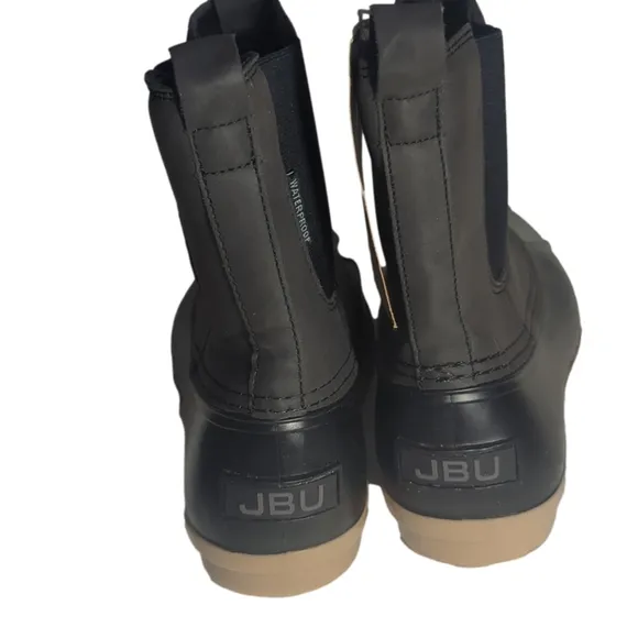 JBU NWT Milton Waterproof Men's 10 duck boot rubber suede chelsea
