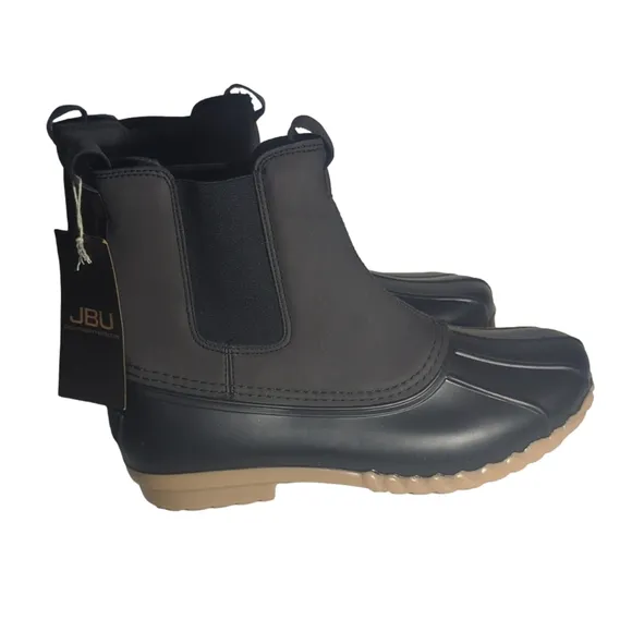 JBU NWT Milton Waterproof Men's 10 duck boot rubber suede chelsea