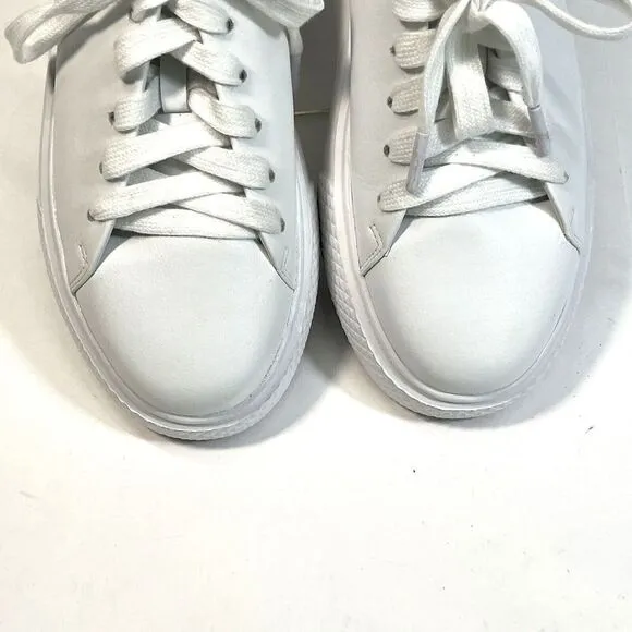 Jeffrey Campbell PLAY Womens Solid White Platform Sneaker Size 9.5 Nordstrom
