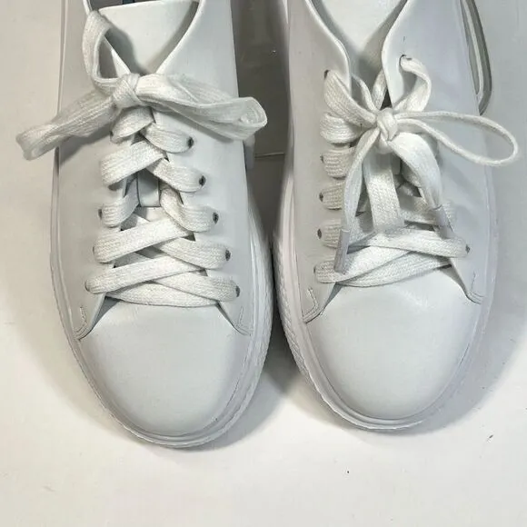 Jeffrey Campbell PLAY Womens Solid White Platform Sneaker Size 9.5 Nordstrom