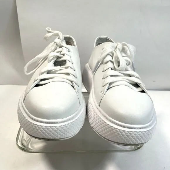 Jeffrey Campbell PLAY Womens Solid White Platform Sneaker Size 9.5 Nordstrom