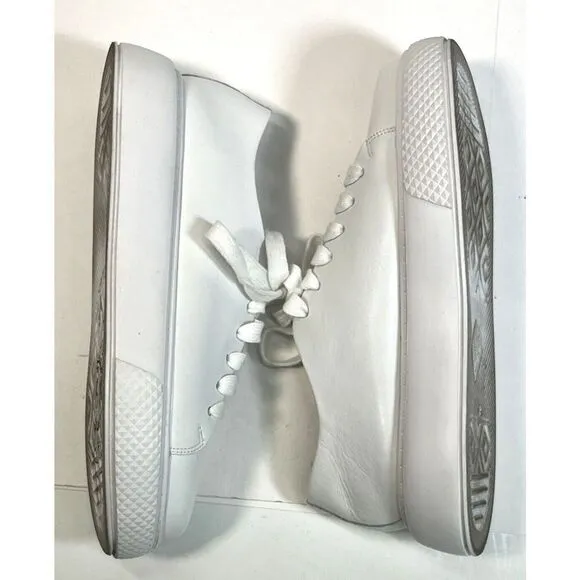 Jeffrey Campbell PLAY Womens Solid White Platform Sneaker Size 9.5 Nordstrom