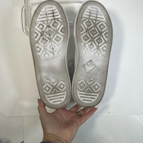 Jeffrey Campbell PLAY Womens Solid White Platform Sneaker Size 9.5 Nordstrom