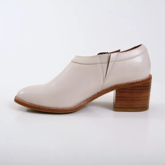Jeffrey Campbell Warren Ankle Boots in Beige Women Size 8.5