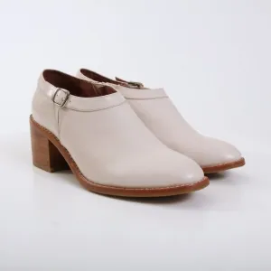 Jeffrey Campbell Warren Ankle Boots in Beige Women Size 8.5