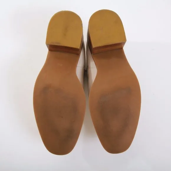 Jeffrey Campbell Warren Ankle Boots in Beige Women Size 8.5