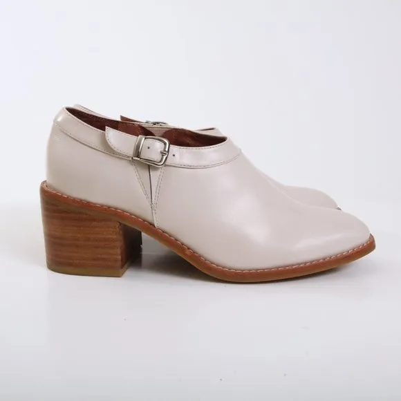 Jeffrey Campbell Warren Ankle Boots in Beige Women Size 8.5