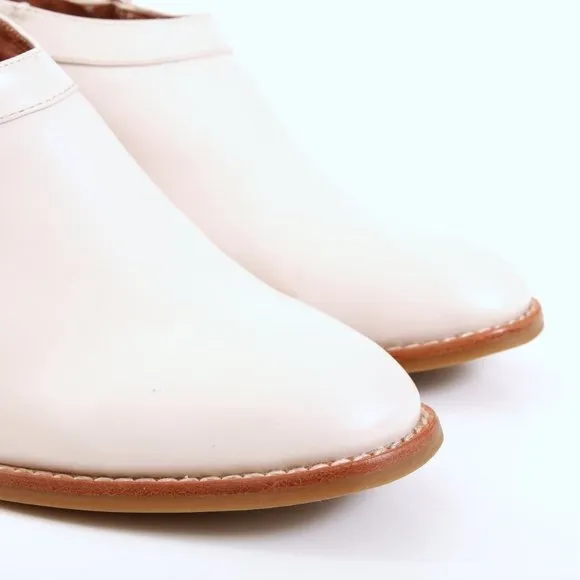 Jeffrey Campbell Warren Ankle Boots in Beige Women Size 8.5