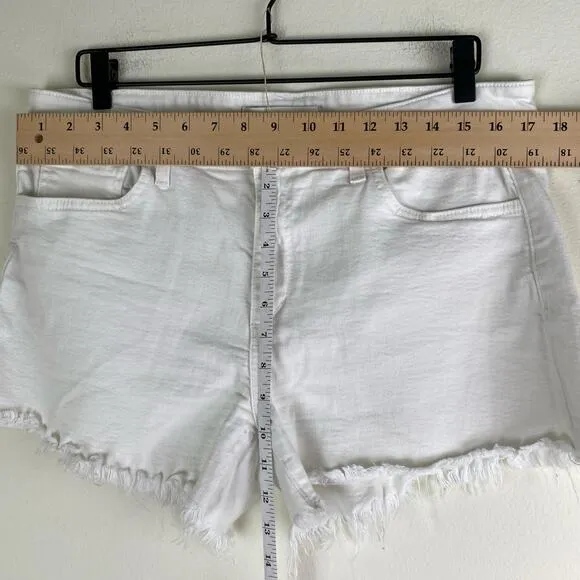Joe's Jeans Ozzie Shorts Size 32 White Cotton Stretch Staple Casual Vacation