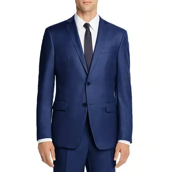 John Varvatos Blazer Mens Size 44R Navy 100% Wool Suit Jacket Union Made Canada