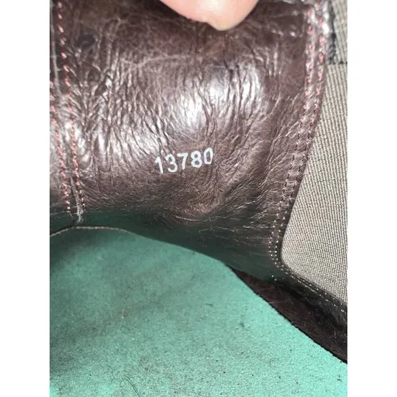 John Varvatos Suede Chelsea Boots Steel‎ Grey Size 8.5 M