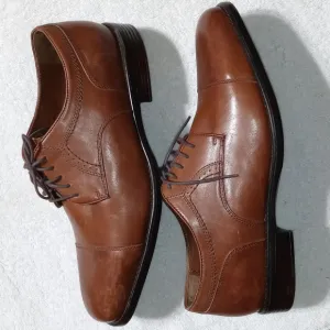 Johnston &amp; Murphy Brown Leather Dress Shoes Size 11.5 Men's
