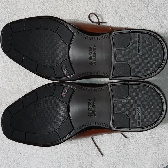 Johnston &amp; Murphy Brown Leather Dress Shoes Size 11.5 Men's