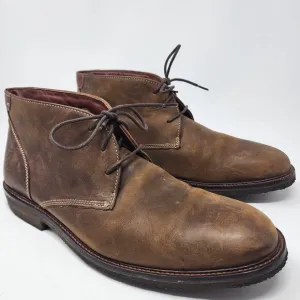 Johnston &amp; Murphy Chukka Boots Men 11.5M Copeland Brown Oiled Leather 25-1870