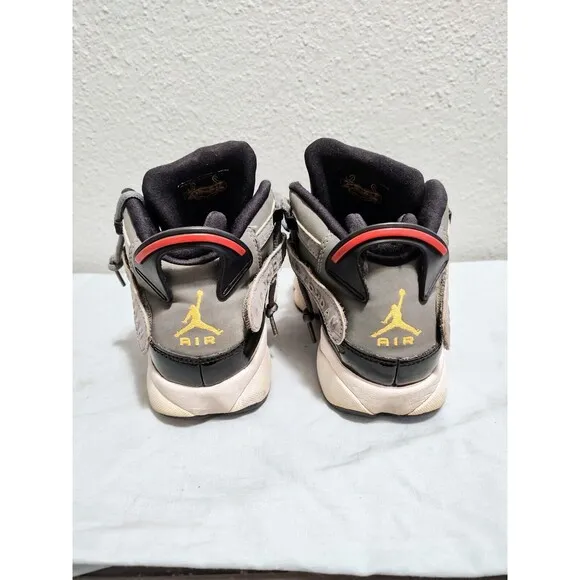 Jordan 6 Rings GS 'Light Graphite' 323419-022, Size 5.5 Shoes Youth Fast Ship