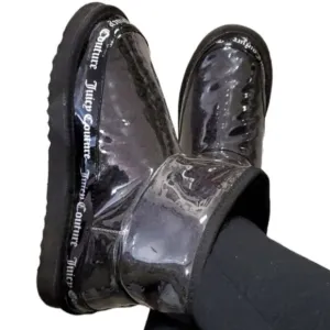 Juicy Couture Black Boots Rain Winter Snow Klash SHOES Women's WOMAN'S Size 7