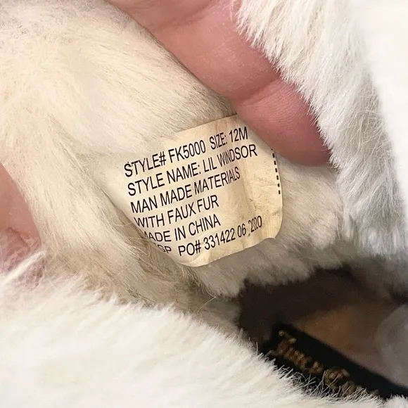 Juicy Couture Toddler Girls Sparkly Faux Fur LIL WINDSOR Boots Size 12M