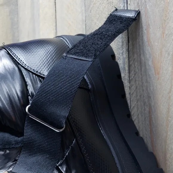 Juicy Couture Veronica Black Winter Platform Puffer Boots NEW